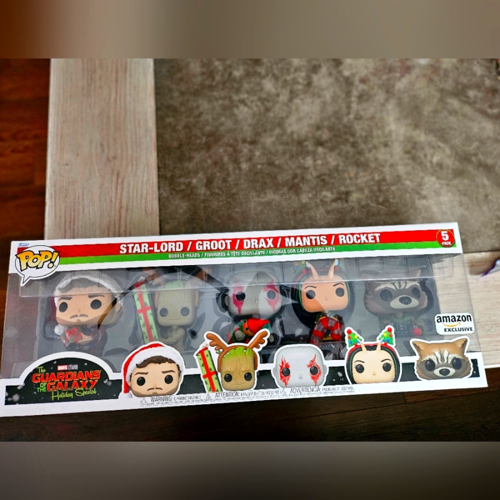 Christmas edition guardians of the galaxy funko pop